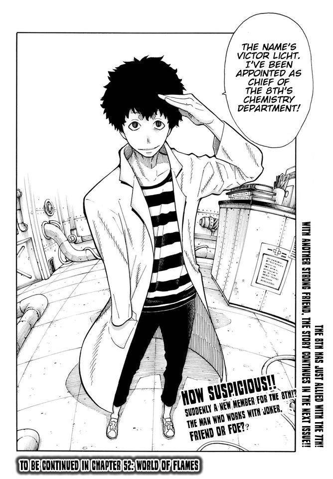 Enen no Shouboutai Chapter 51 page 21 - Chapter 51: Sake Cups