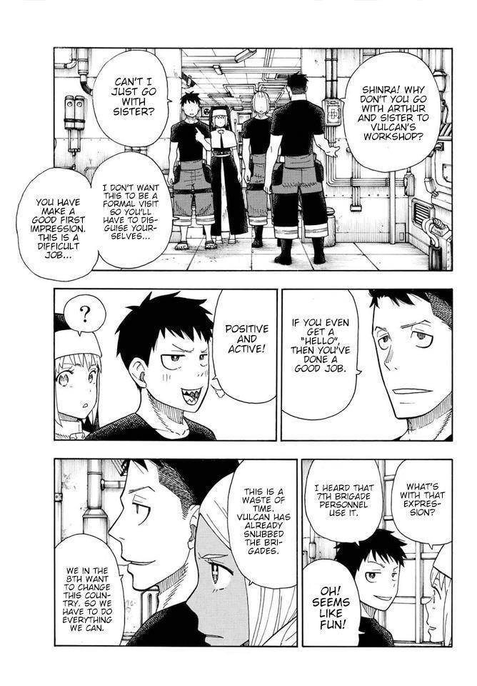 Enen no Shouboutai Chapter 52 page 13 - Chapter 52: World of Flames