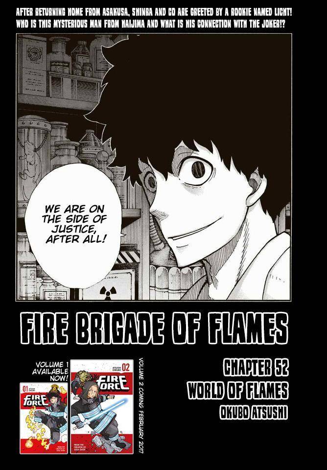 Enen no Shouboutai Chapter 52 page 2 - Chapter 52: World of Flames