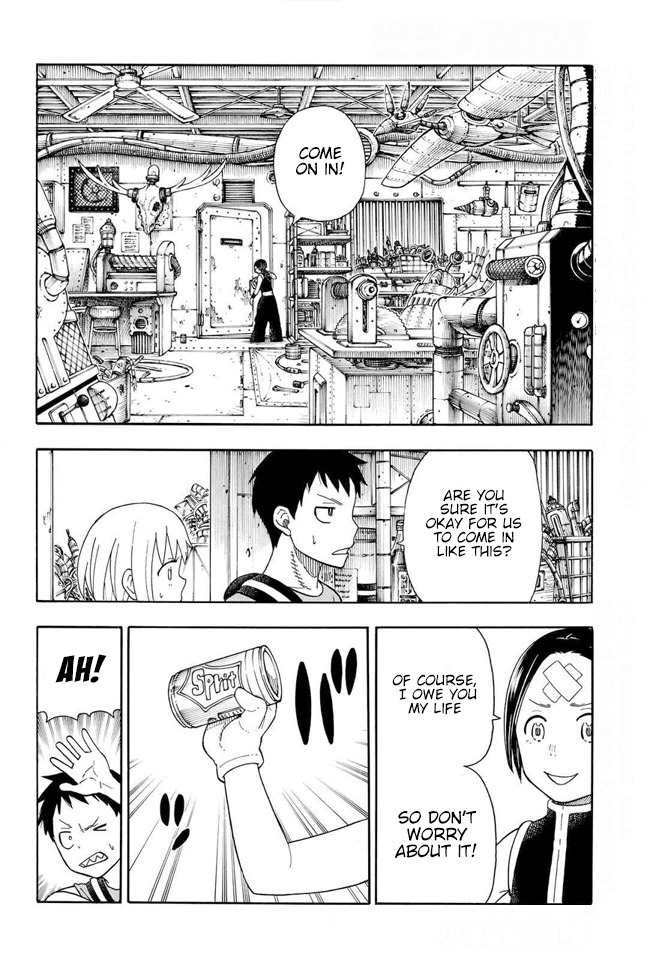 Enen no Shouboutai Chapter 53 page 10 - Chapter 53: The God of the Forge and Flames