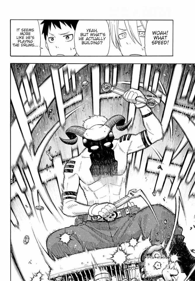 Enen no Shouboutai Chapter 53 page 14 - Chapter 53: The God of the Forge and Flames