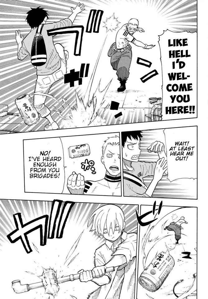 Enen no Shouboutai Chapter 53 page 17 - Chapter 53: The God of the Forge and Flames