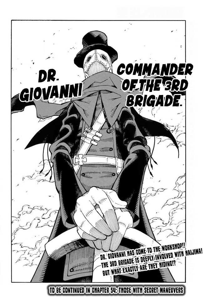 Enen no Shouboutai Chapter 53 page 20 - Chapter 53: The God of the Forge and Flames