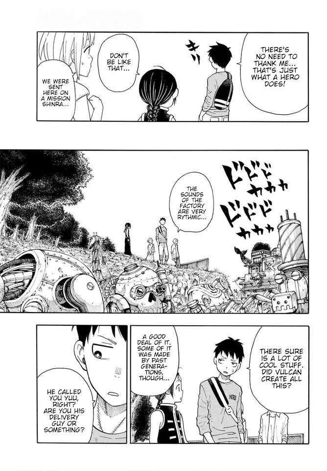 Enen no Shouboutai Chapter 53 page 7 - Chapter 53: The God of the Forge and Flames