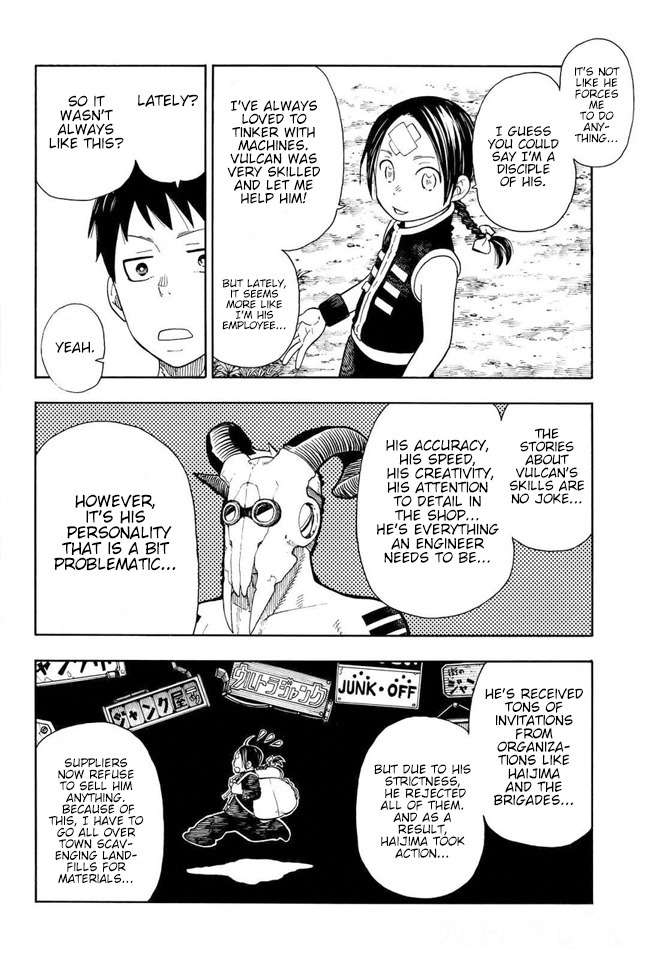 Enen no Shouboutai Chapter 53 page 8 - Chapter 53: The God of the Forge and Flames