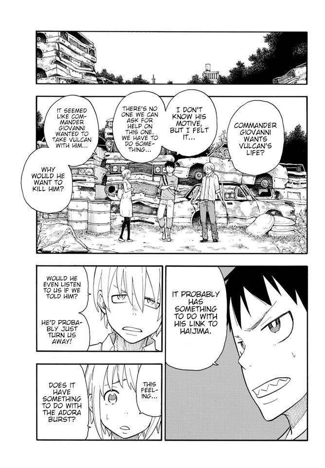 Enen no Shouboutai Chapter 55 page 12 - Chapter 55: The Engineer's Dream
