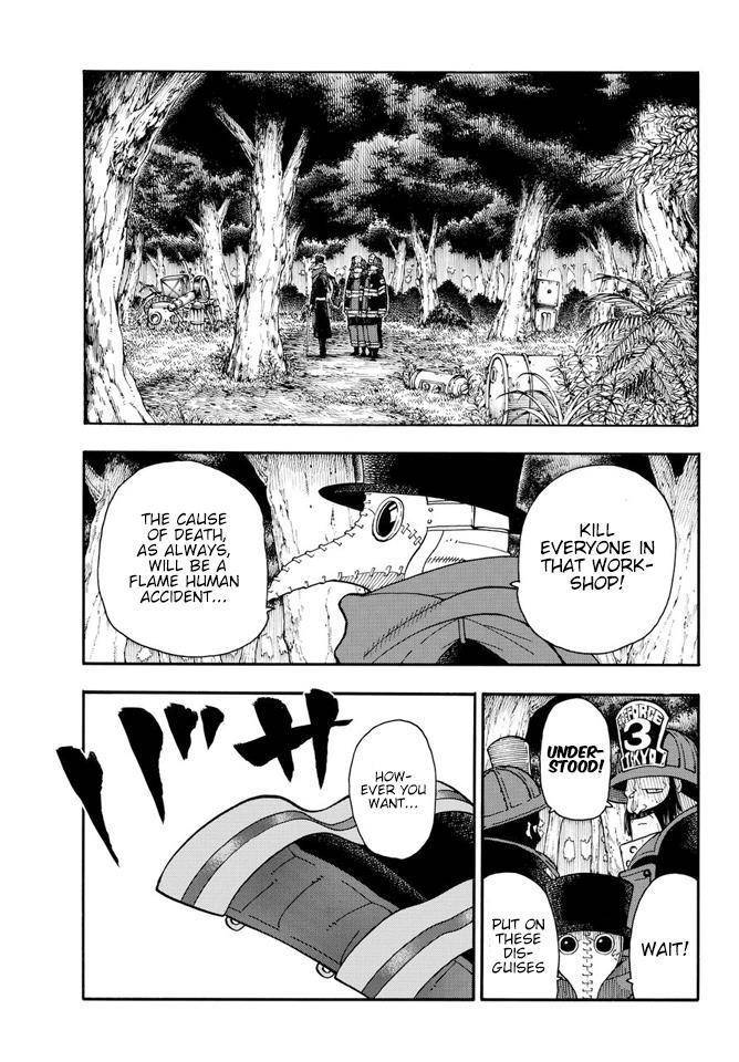 Enen no Shouboutai Chapter 55 page 14 - Chapter 55: The Engineer's Dream