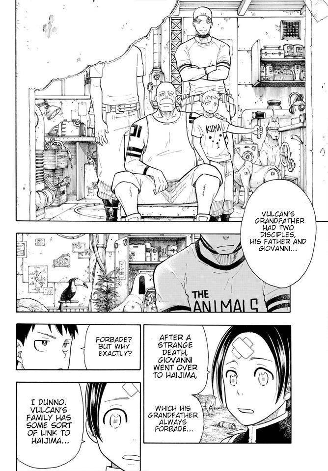 Enen no Shouboutai Chapter 55 page 7 - Chapter 55: The Engineer's Dream