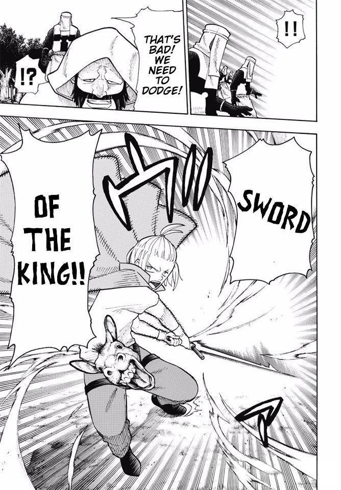 Enen no Shouboutai Chapter 56 page 11 - Chapter 56: The King of Knights on Horseback