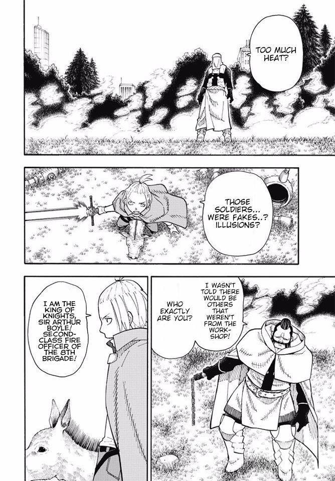 Enen no Shouboutai Chapter 56 page 13 - Chapter 56: The King of Knights on Horseback