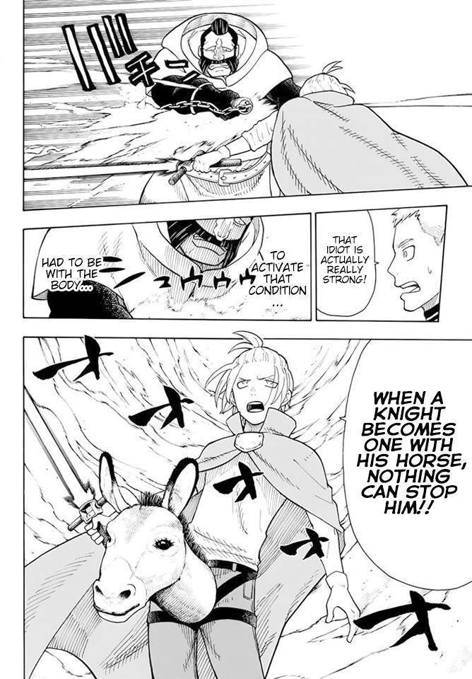 Enen no Shouboutai Chapter 56 page 17 - Chapter 56: The King of Knights on Horseback