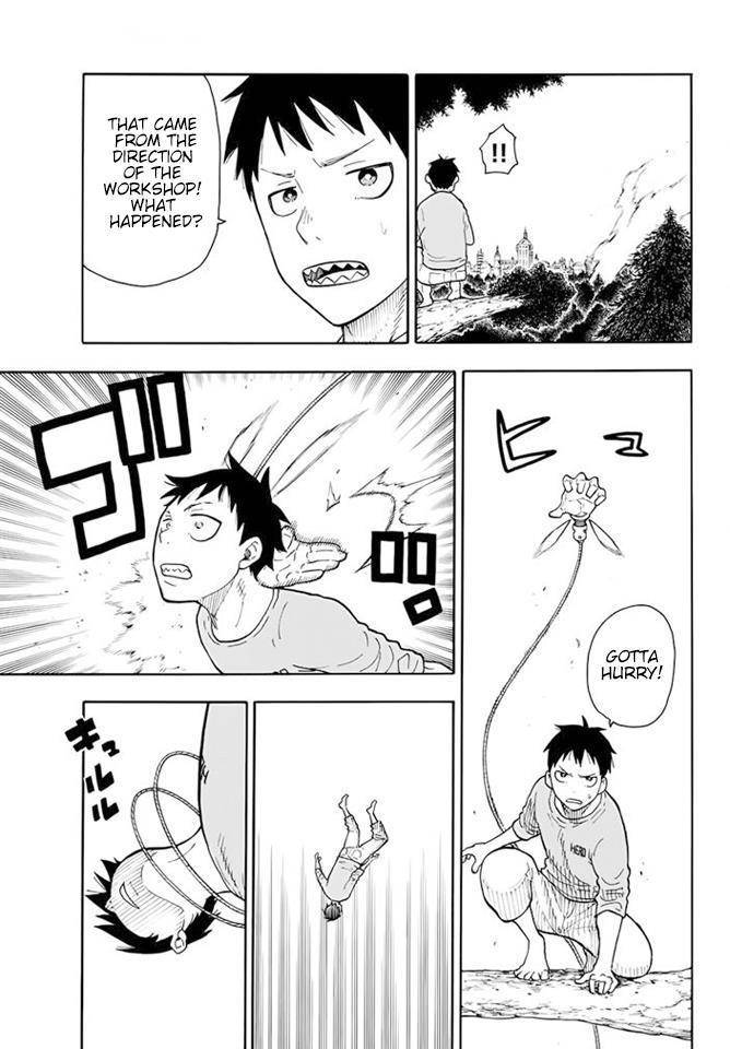Enen no Shouboutai Chapter 56 page 18 - Chapter 56: The King of Knights on Horseback