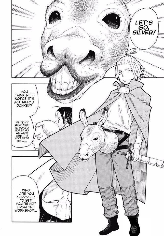Enen no Shouboutai Chapter 56 page 8 - Chapter 56: The King of Knights on Horseback
