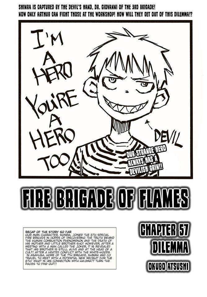 Enen no Shouboutai Chapter 57 page 1 - Chapter 57: Dilemma
