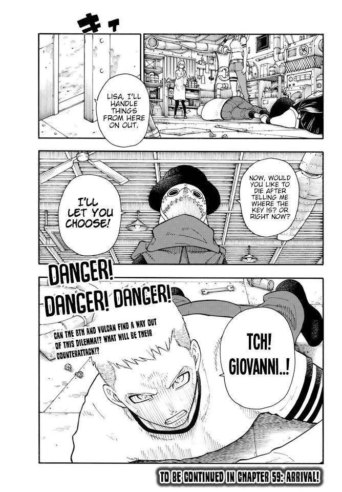 Enen no Shouboutai Chapter 58 page 19 - Chapter 58: We Are Family