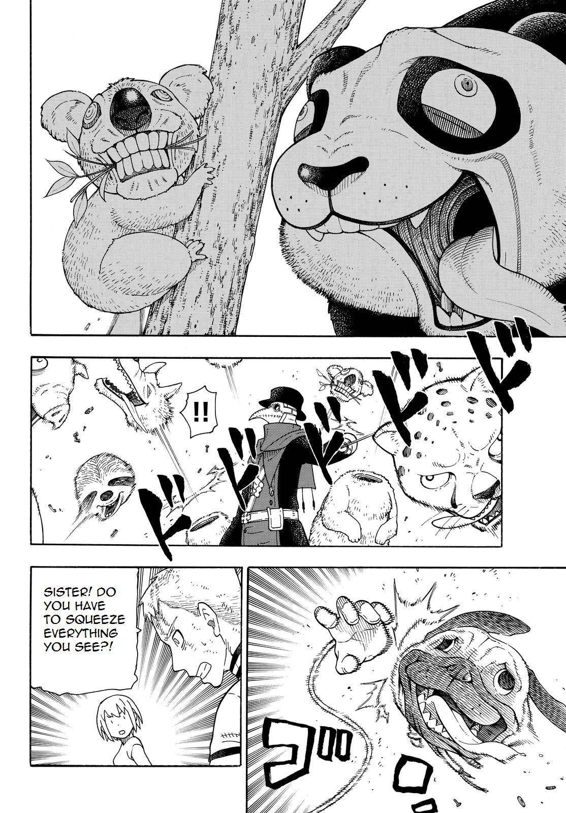 Enen no Shouboutai Chapter 60 page 12 - Chapter 60: Black & White & Grey