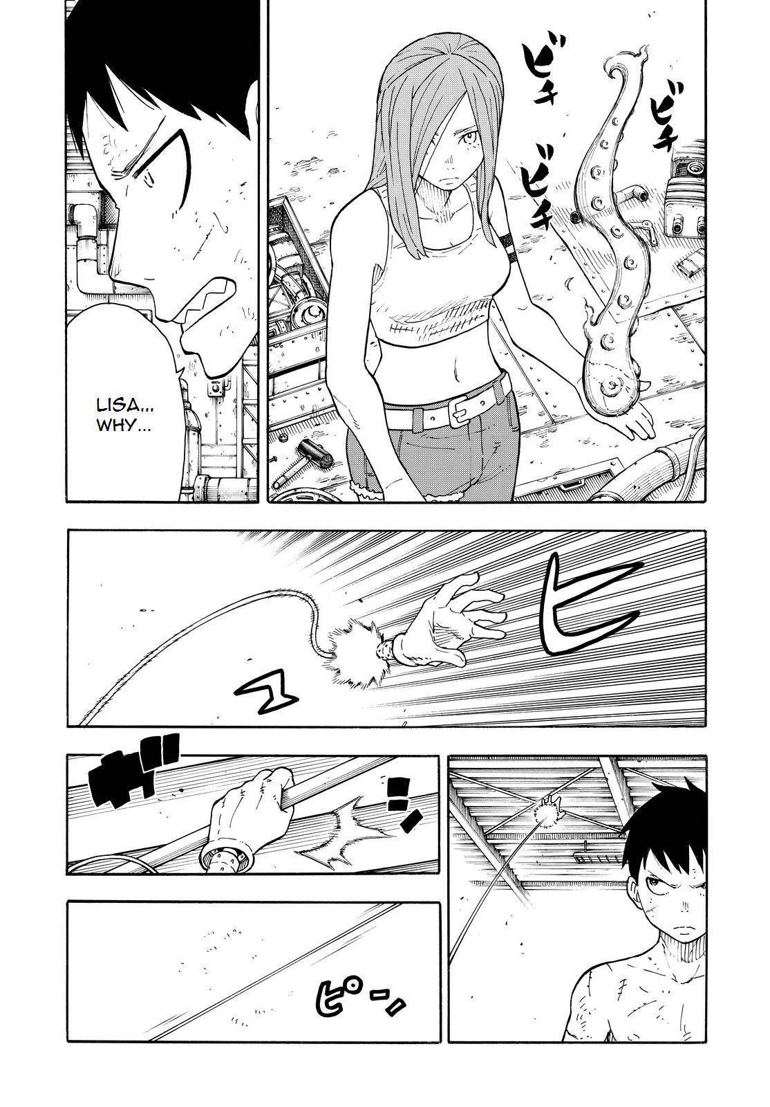 Enen no Shouboutai Chapter 60 page 3 - Chapter 60: Black & White & Grey