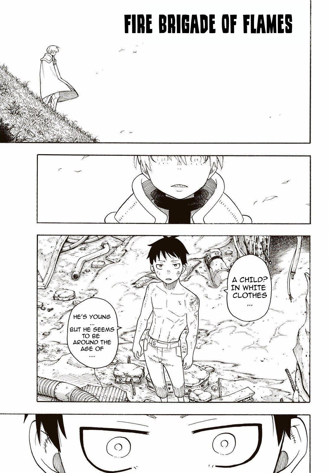 Enen no Shouboutai Chapter 61 page 1 - Chapter 61: The Sacred Blade