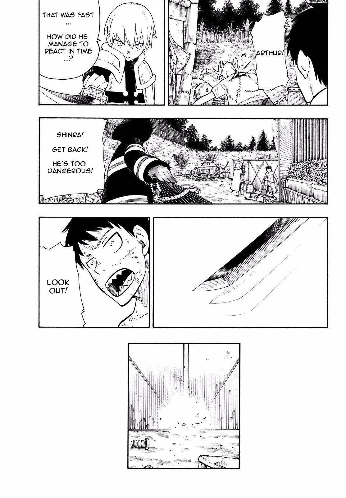 Enen no Shouboutai Chapter 61 page 10 - Chapter 61: The Sacred Blade
