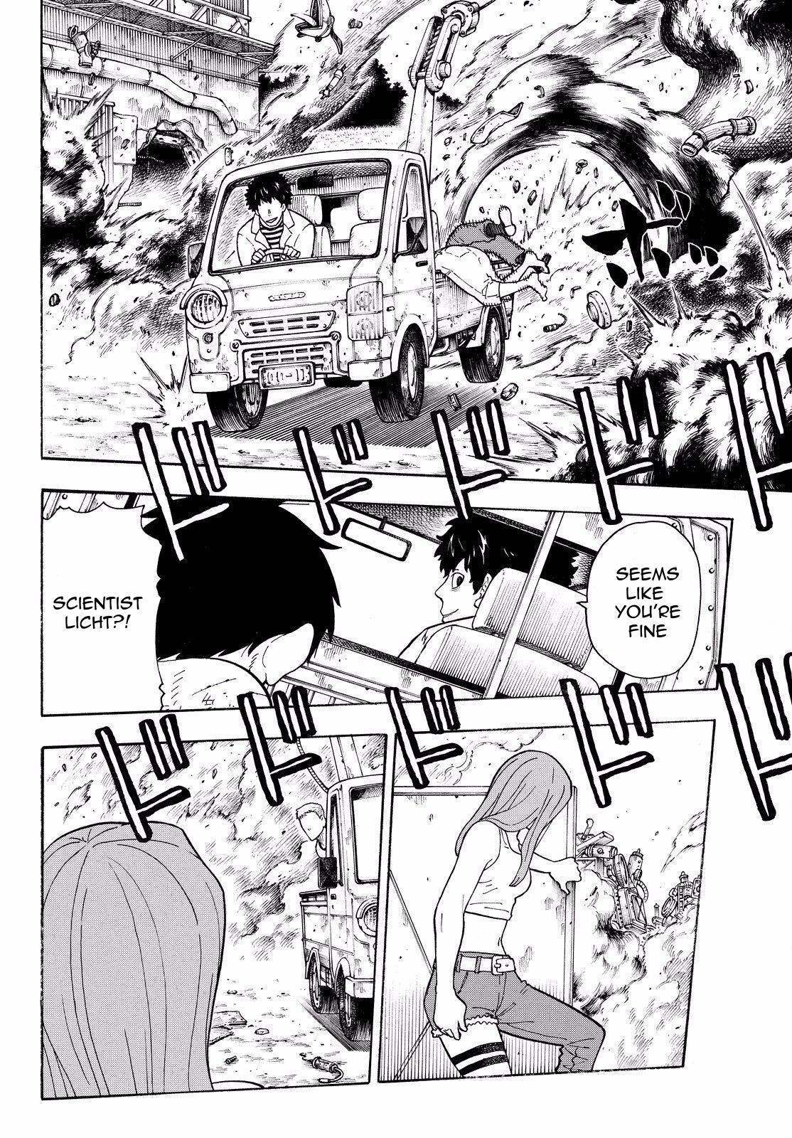 Enen no Shouboutai Chapter 61 page 14 - Chapter 61: The Sacred Blade