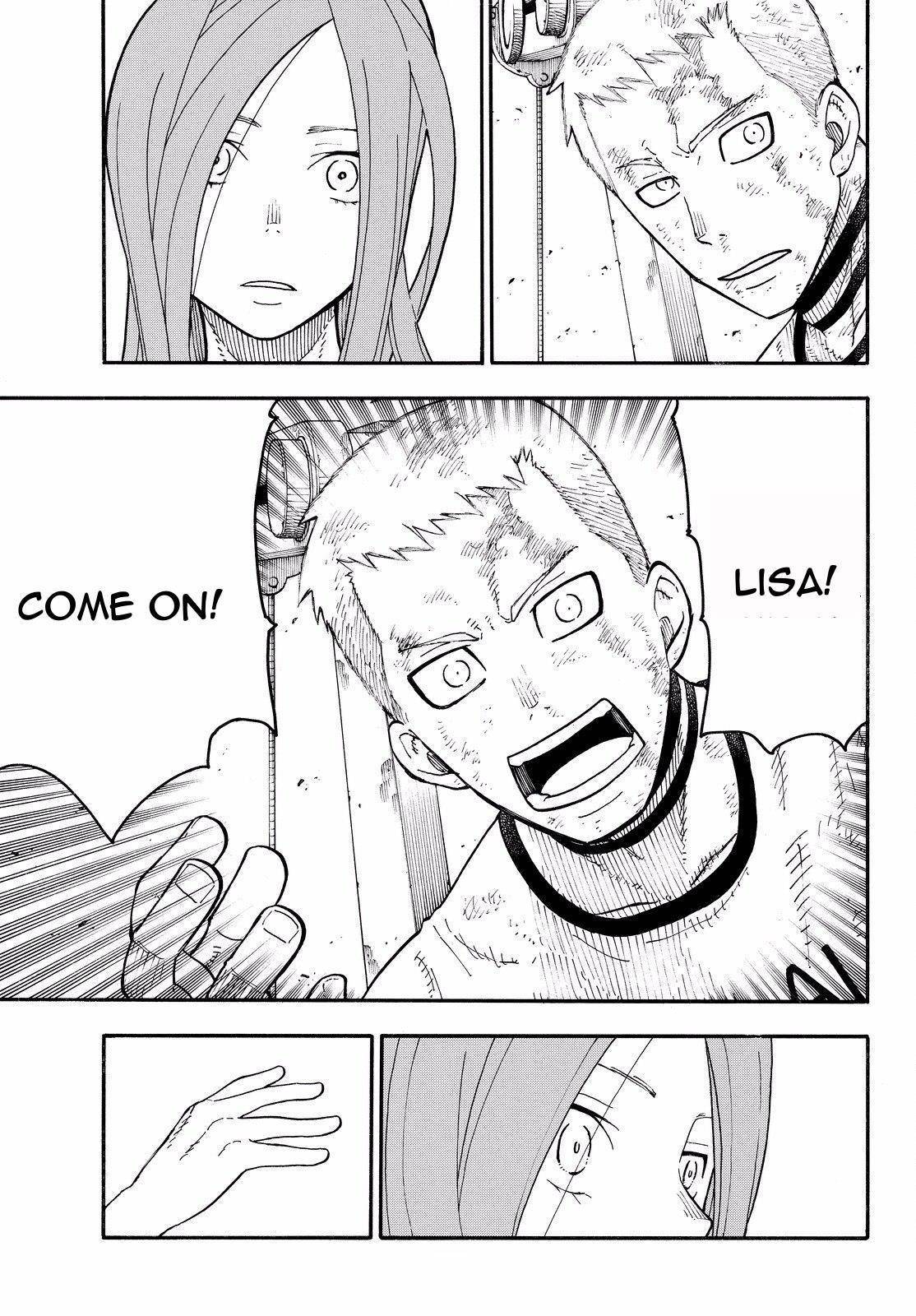 Enen no Shouboutai Chapter 61 page 15 - Chapter 61: The Sacred Blade