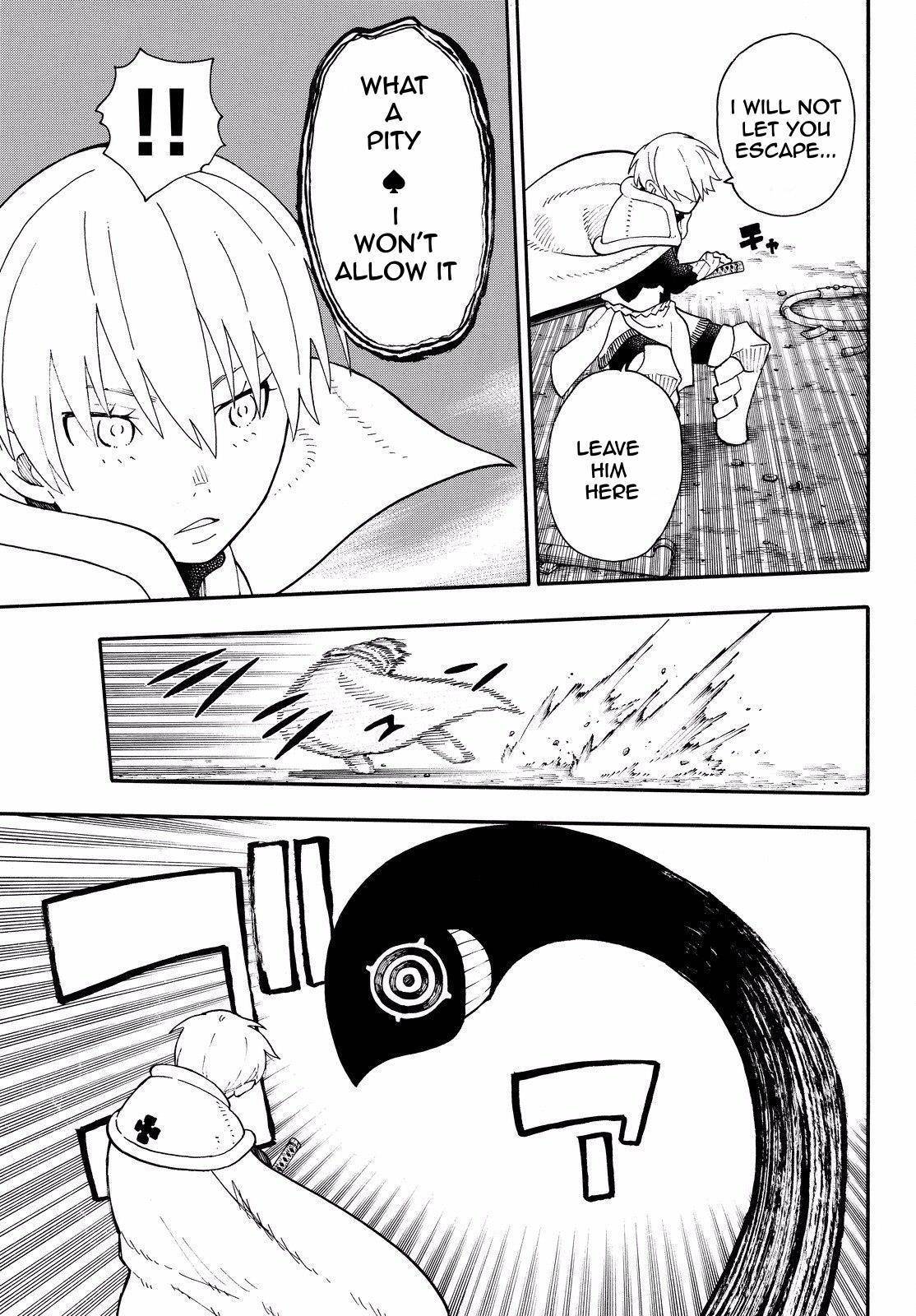 Enen no Shouboutai Chapter 61 page 17 - Chapter 61: The Sacred Blade