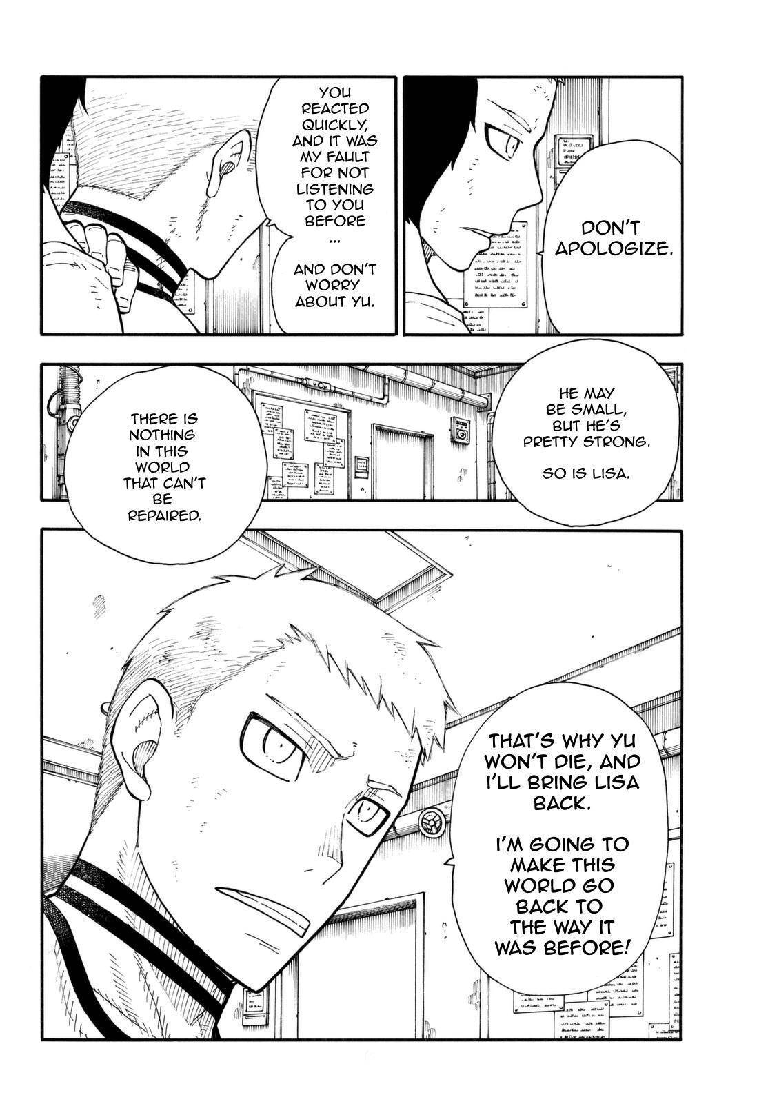 Enen no Shouboutai Chapter 62 page 8 - Chapter 62: Promise