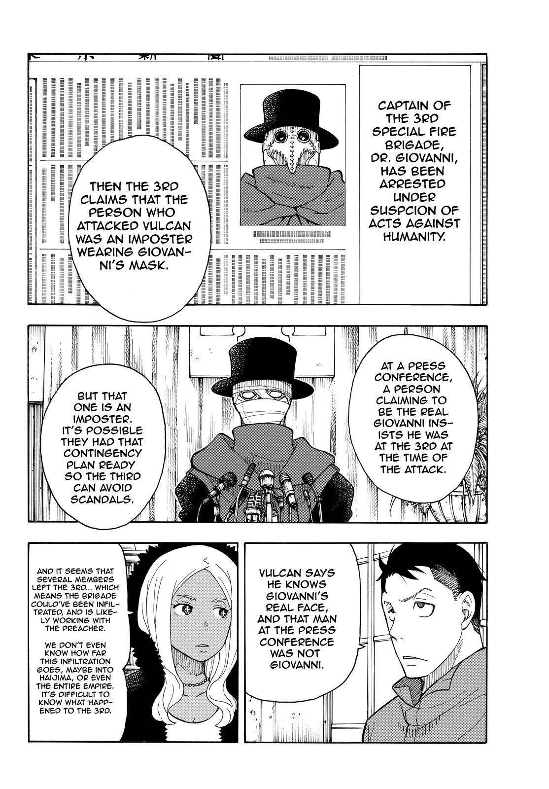 Enen no Shouboutai Chapter 63 page 12 - Chapter 63: Friend