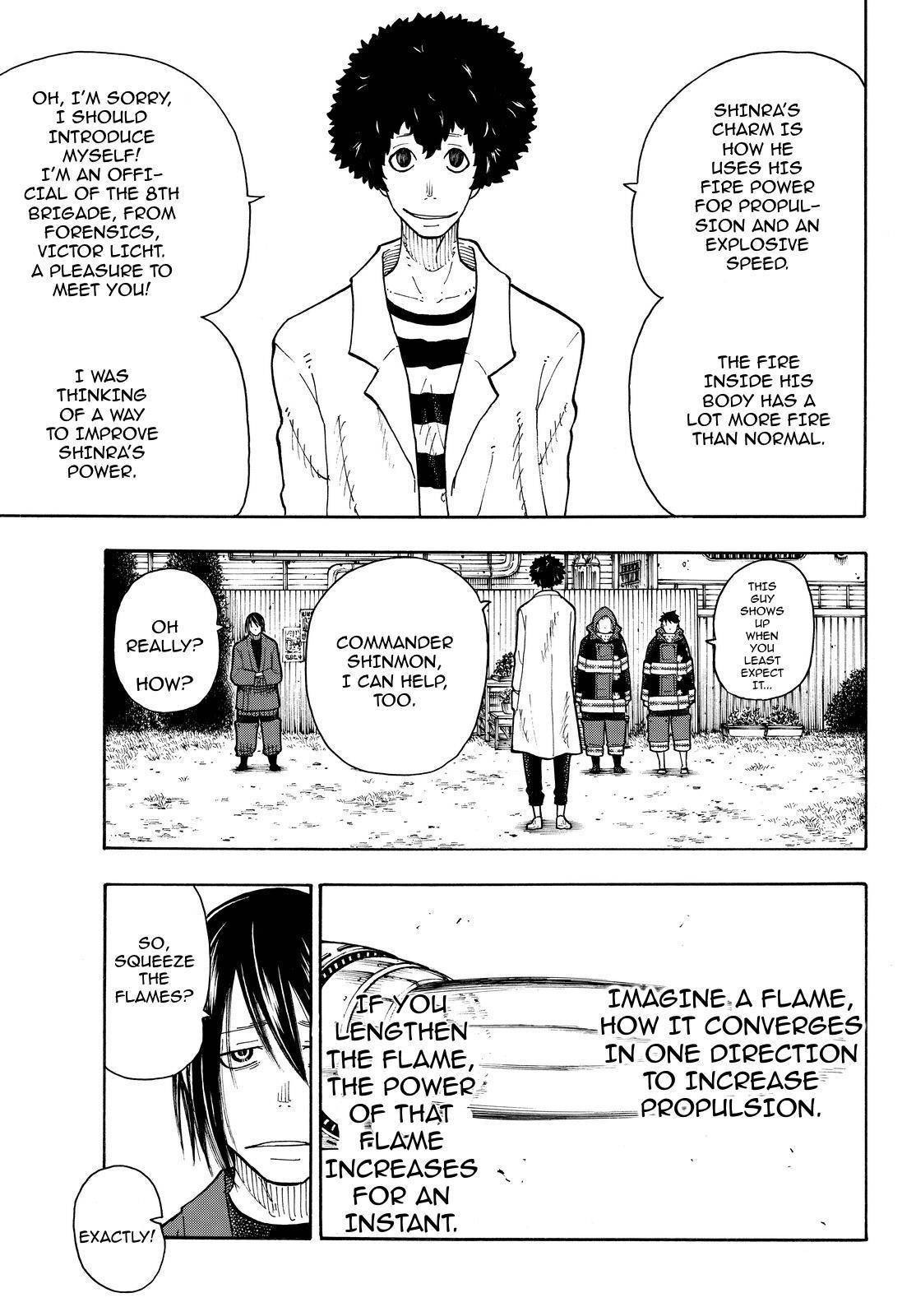 Enen no Shouboutai Chapter 64 page 11 - Chapter 64: The Training Ground