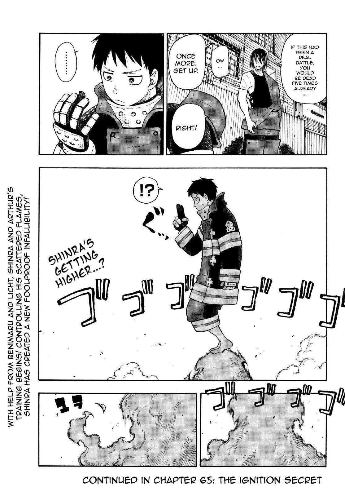 Enen no Shouboutai Chapter 64 page 19 - Chapter 64: The Training Ground