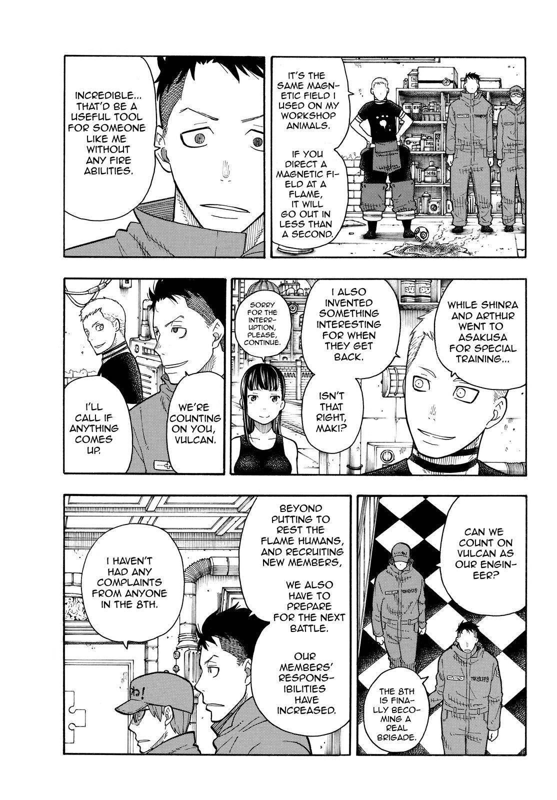 Enen no Shouboutai Chapter 64 page 5 - Chapter 64: The Training Ground