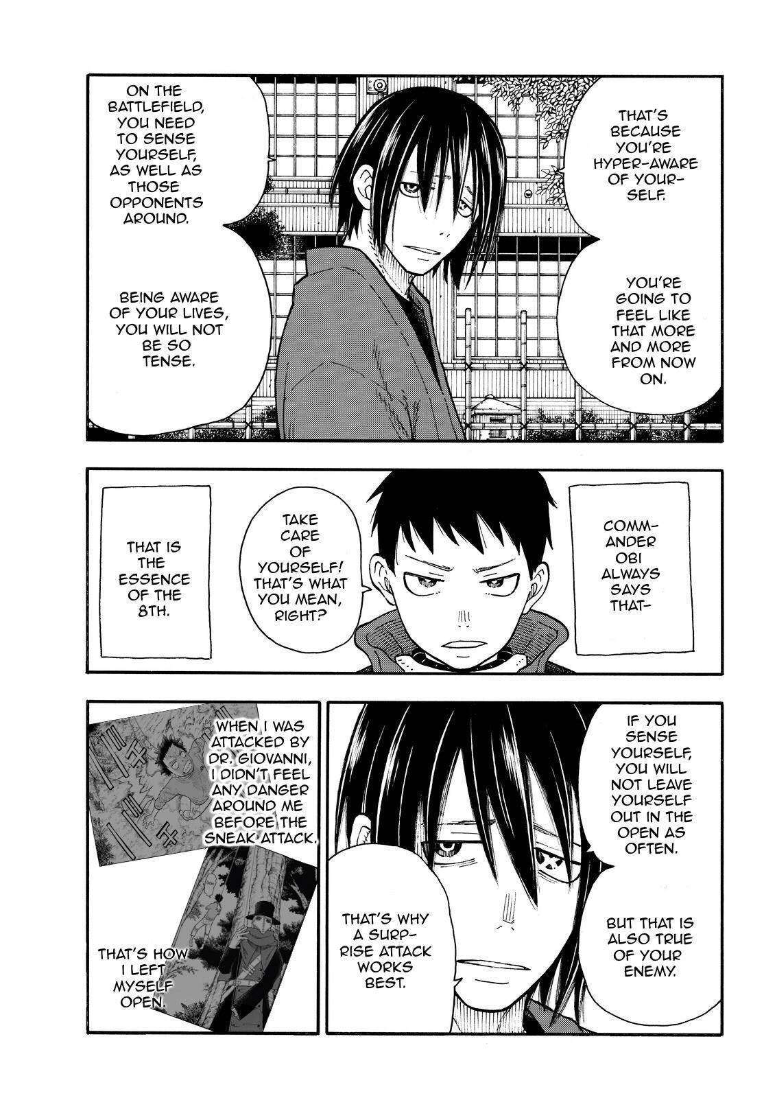 Enen no Shouboutai Chapter 64 page 7 - Chapter 64: The Training Ground