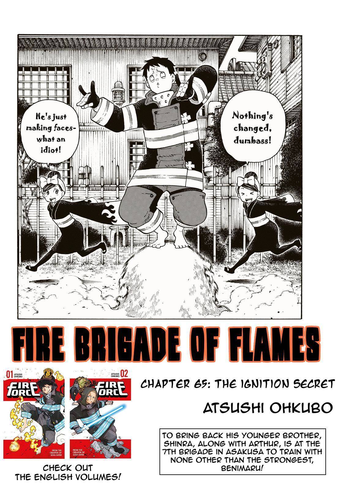 Enen no Shouboutai Chapter 65 page 2 - Chapter 65: The Ignition Secret