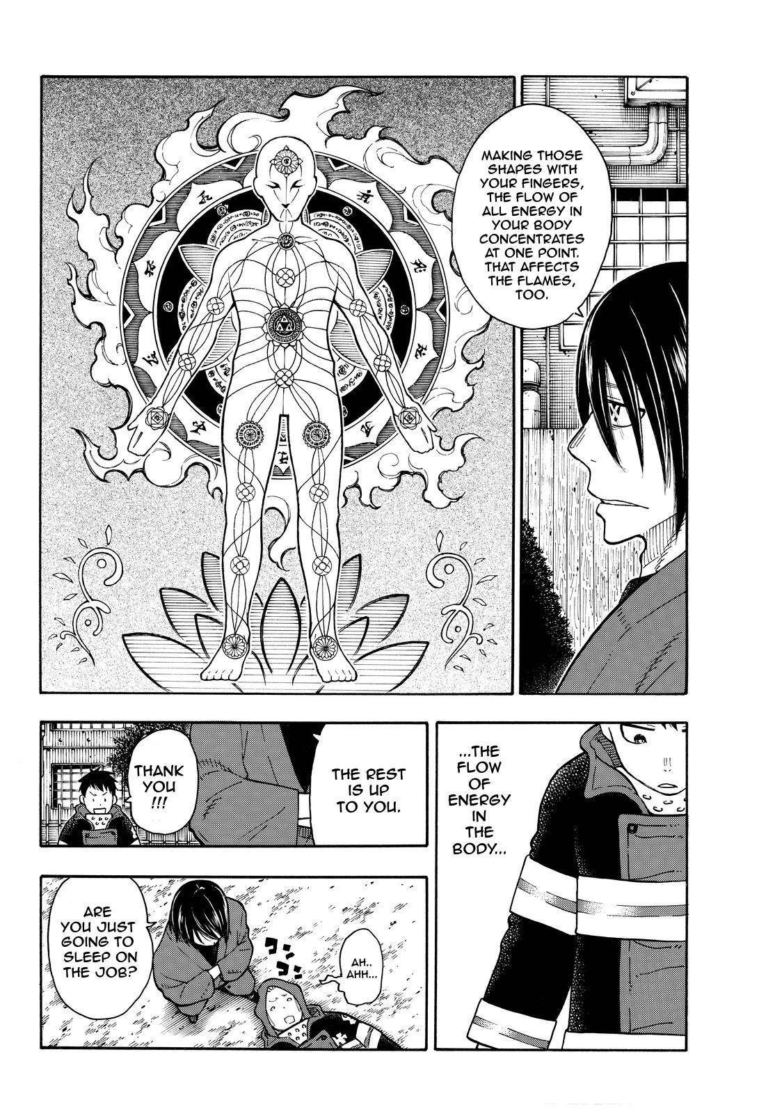 Enen no Shouboutai Chapter 65 page 8 - Chapter 65: The Ignition Secret