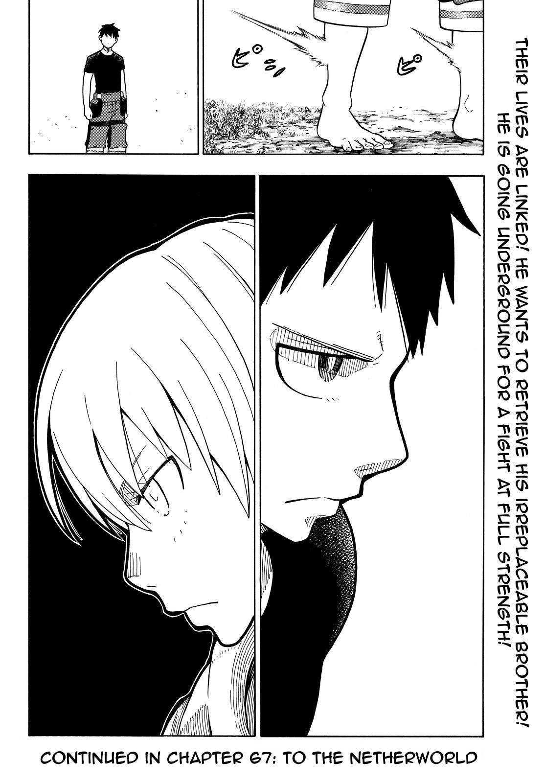 Enen no Shouboutai Chapter 66 page 18 - Chapter 66: The Results of Each