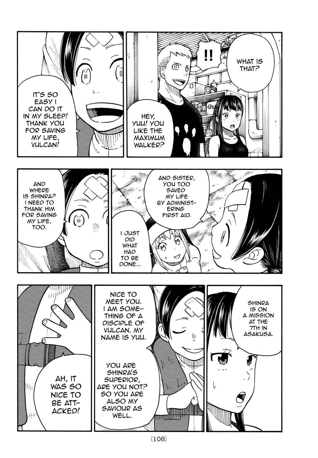 Enen no Shouboutai Chapter 66 page 8 - Chapter 66: The Results of Each