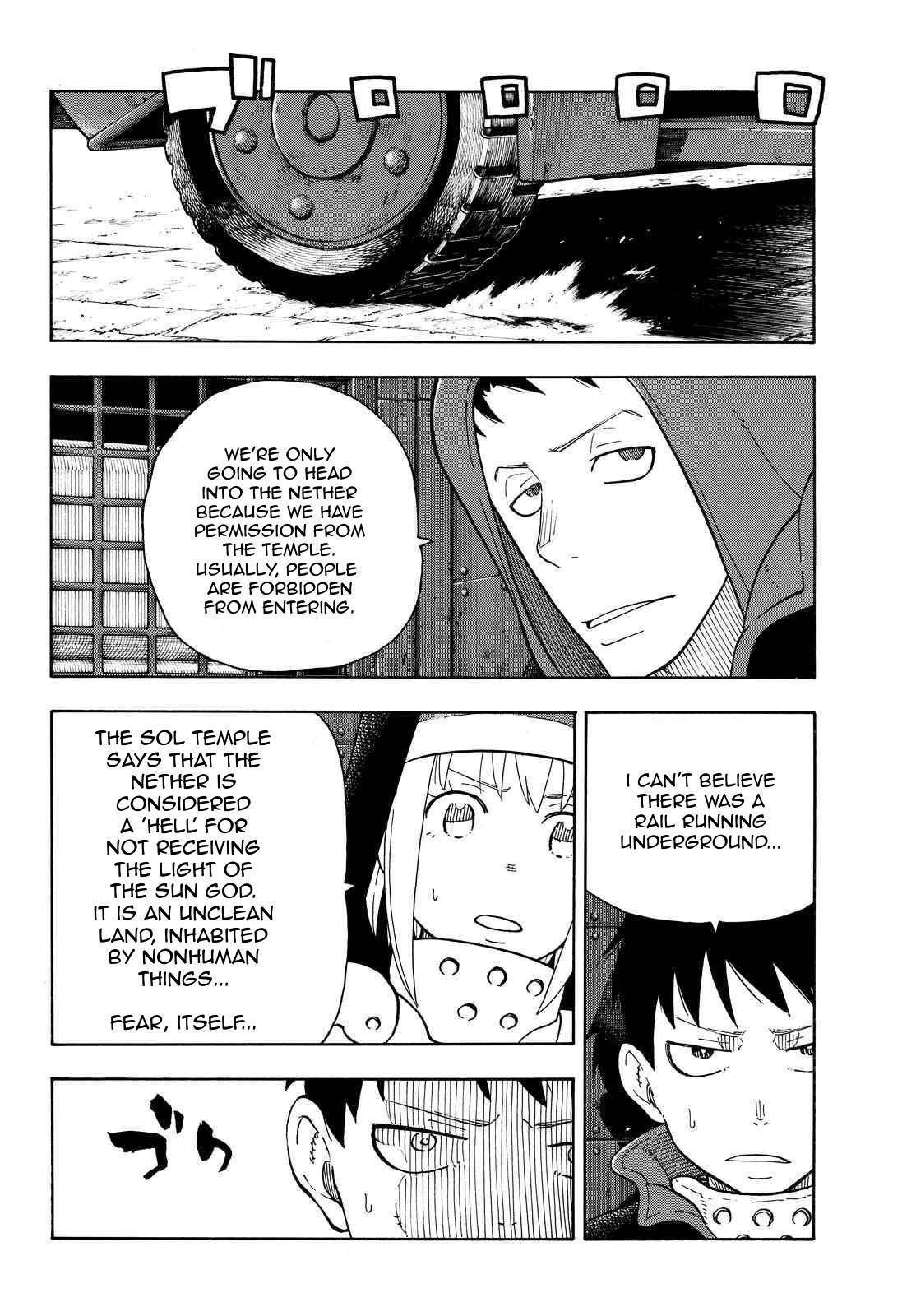 Enen no Shouboutai Chapter 67 page 12 - Chapter 67: To the Netherworld