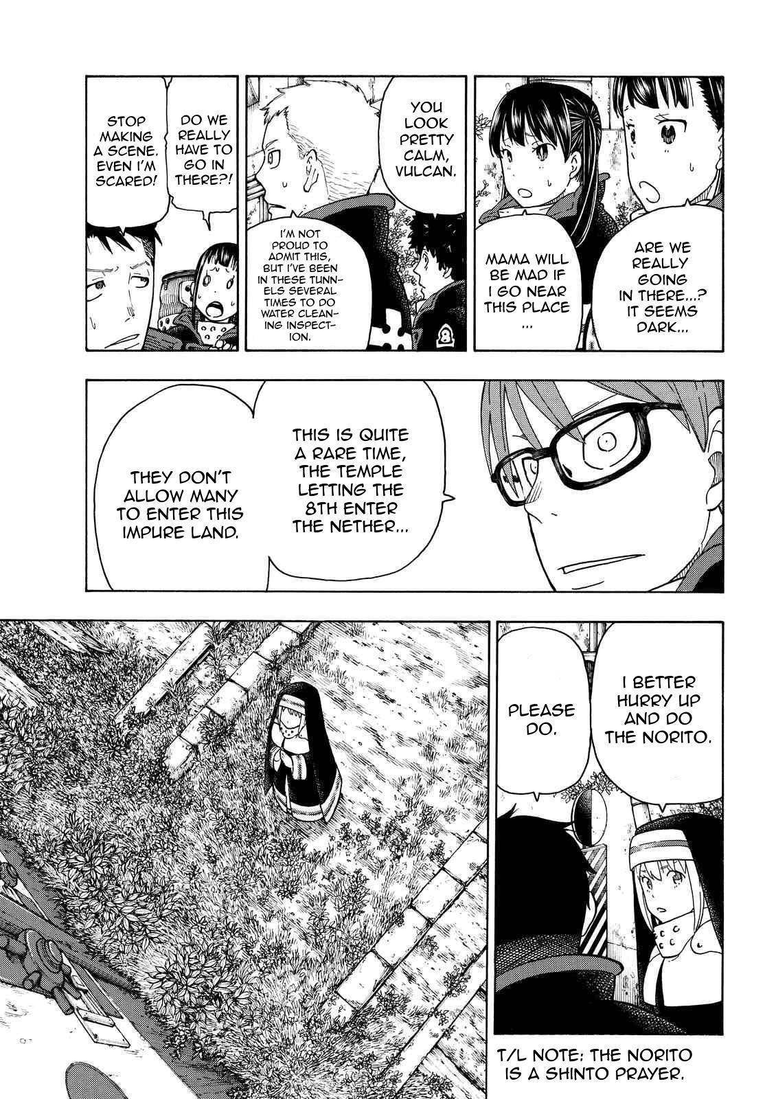 Enen no Shouboutai Chapter 67 page 15 - Chapter 67: To the Netherworld