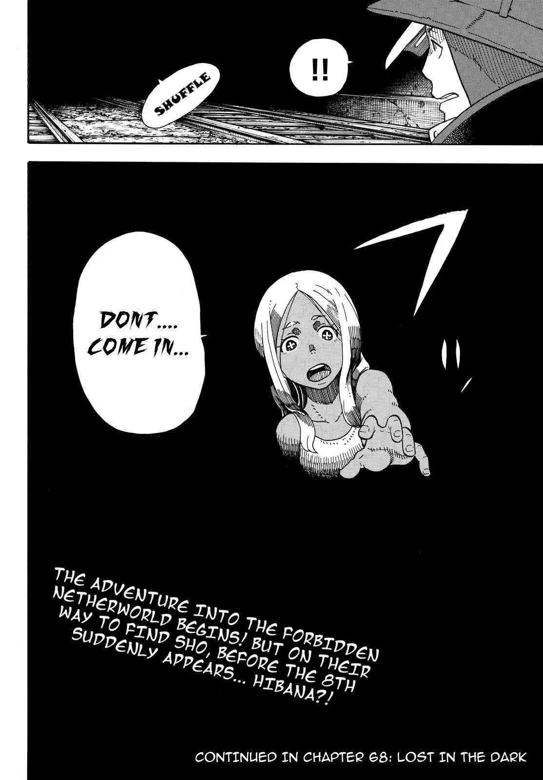 Enen no Shouboutai Chapter 67 page 20 - Chapter 67: To the Netherworld