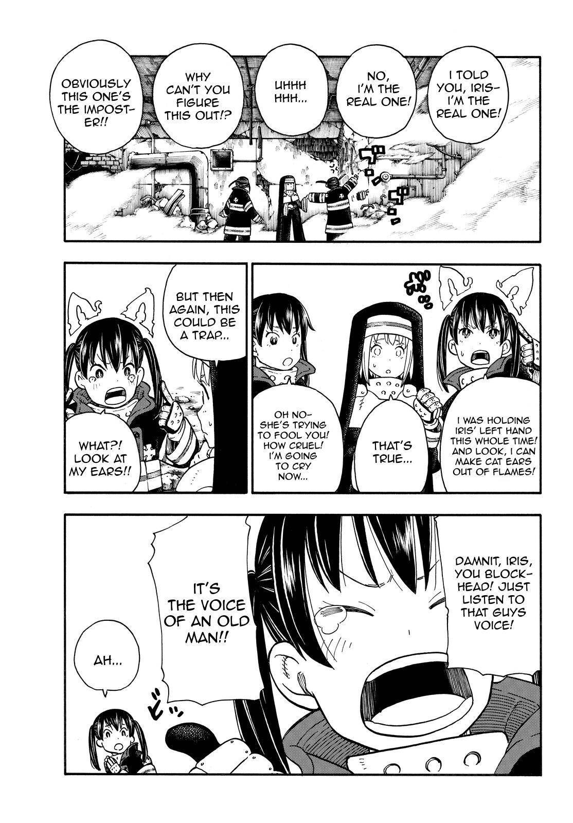 Enen no Shouboutai Chapter 68 page 11 - Chapter 68: Lost in the Dark