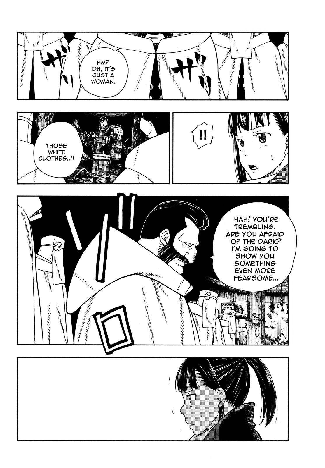 Enen no Shouboutai Chapter 68 page 16 - Chapter 68: Lost in the Dark