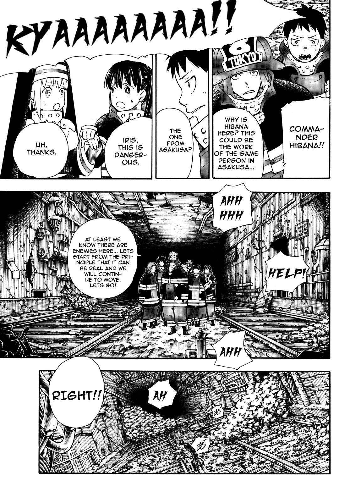 Enen no Shouboutai Chapter 68 page 3 - Chapter 68: Lost in the Dark
