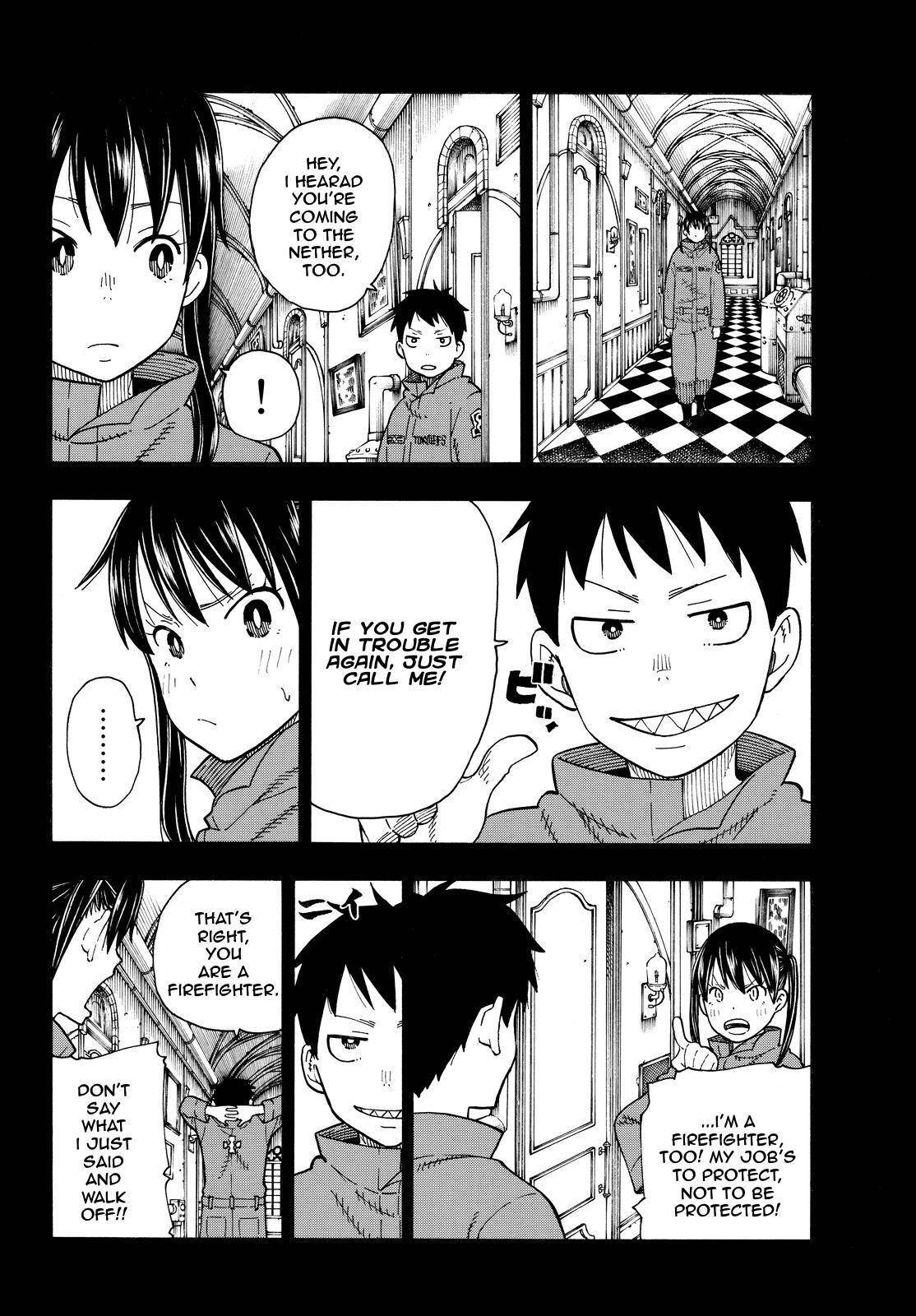 Enen no Shouboutai Chapter 70 page 17 - Chapter 70: Something to Protect