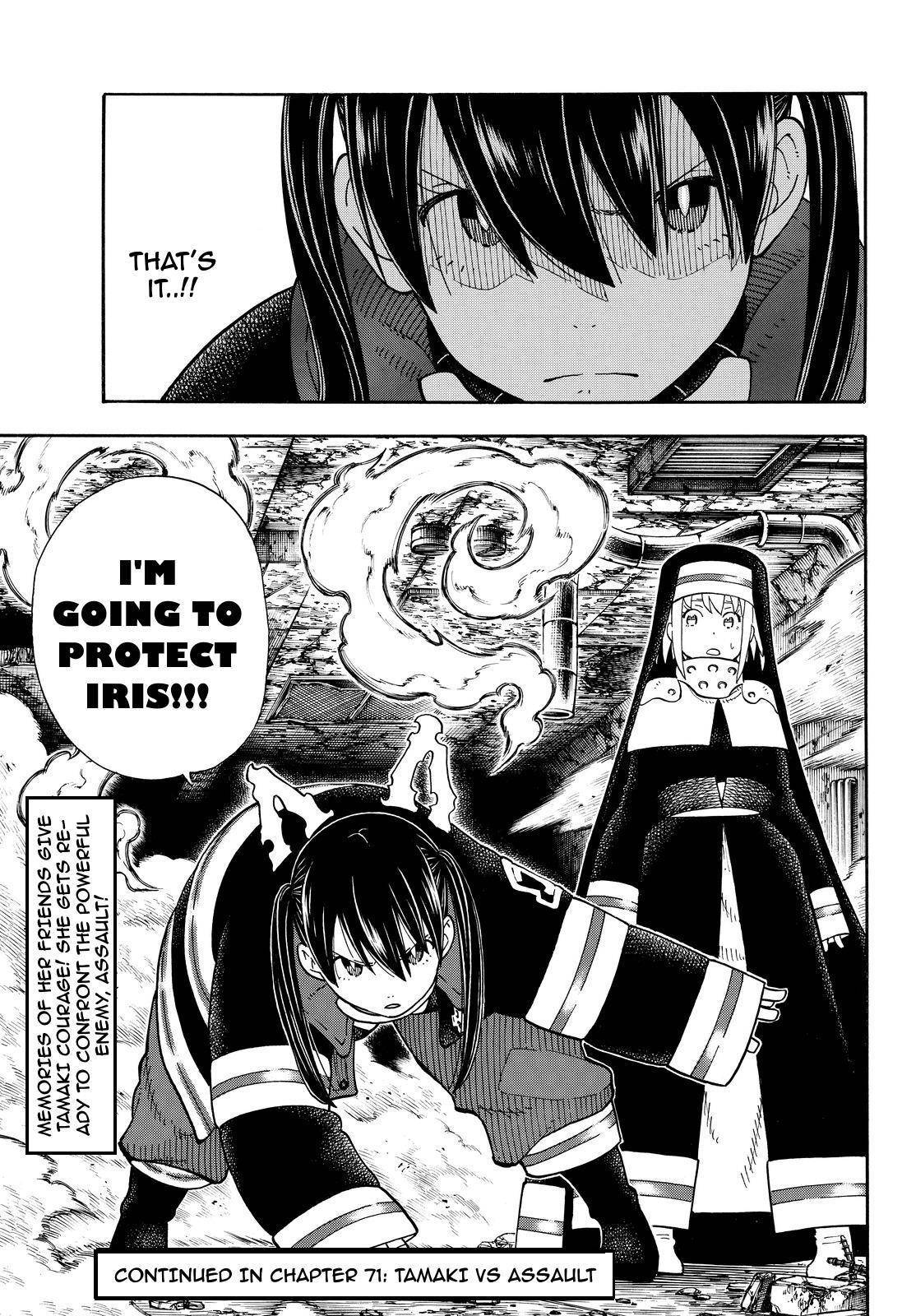 Enen no Shouboutai Chapter 70 page 18 - Chapter 70: Something to Protect