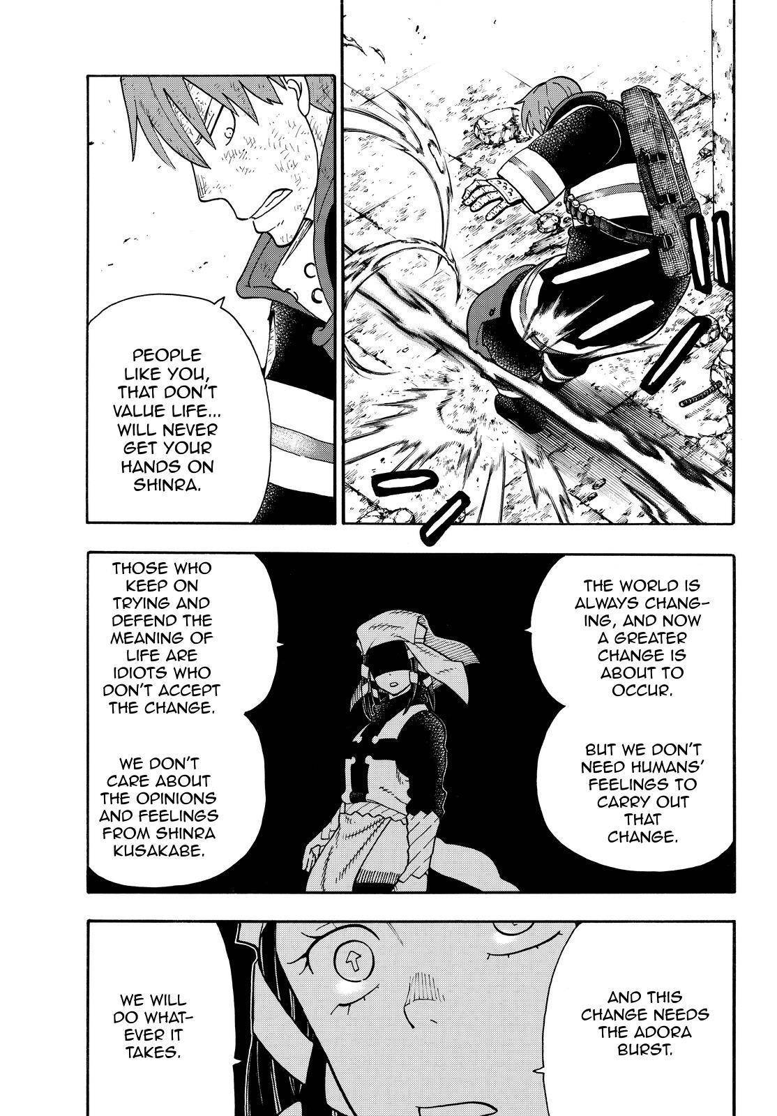 Enen no Shouboutai Chapter 72 page 15 - Chapter 72: Where the Bullet Goes