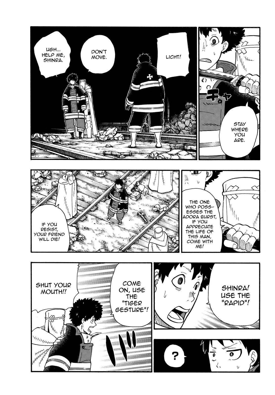 Enen no Shouboutai Chapter 72 page 3 - Chapter 72: Where the Bullet Goes