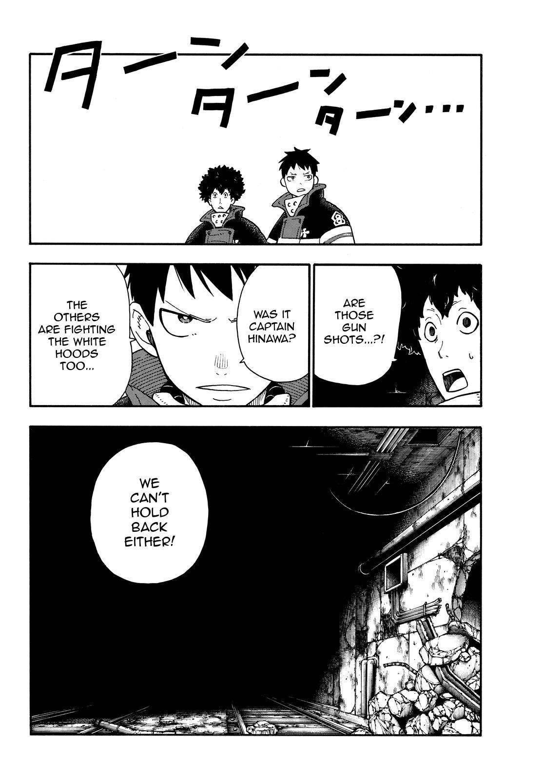 Enen no Shouboutai Chapter 72 page 6 - Chapter 72: Where the Bullet Goes