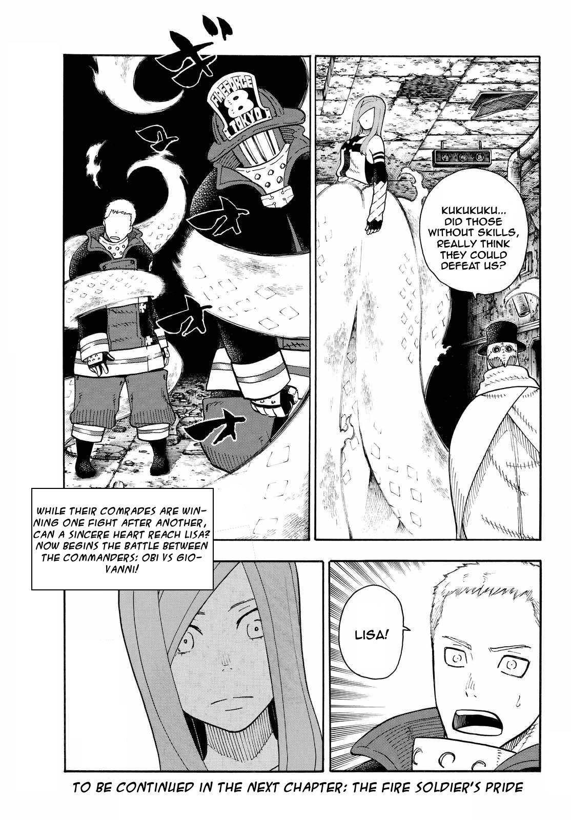 Enen no Shouboutai Chapter 74 page 20 - Chapter 74: Lightning Long Sword
