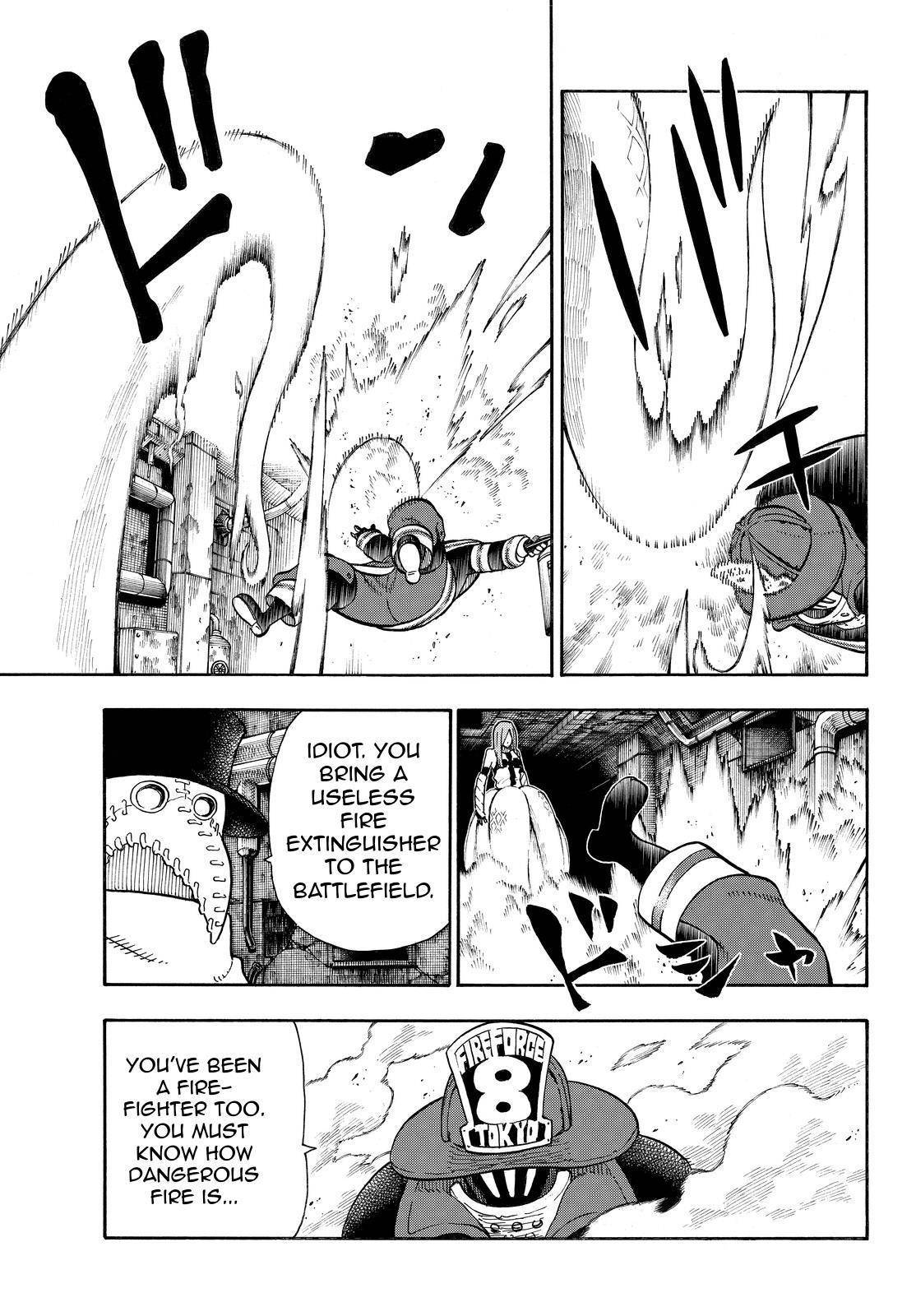 Enen no Shouboutai Chapter 75 page 13 - Chapter 75: The Fire Solider's Pride