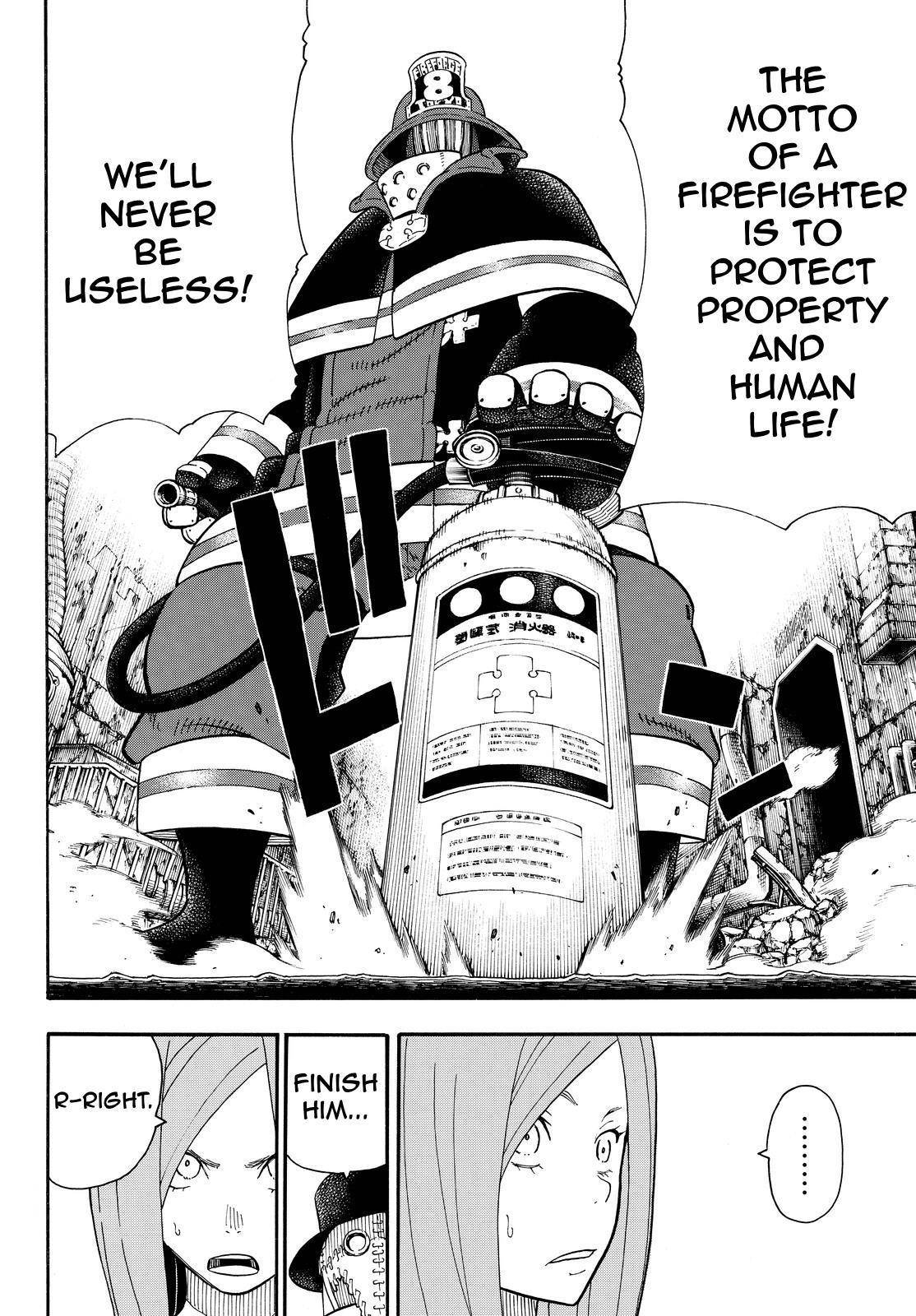 Enen no Shouboutai Chapter 75 page 14 - Chapter 75: The Fire Solider's Pride